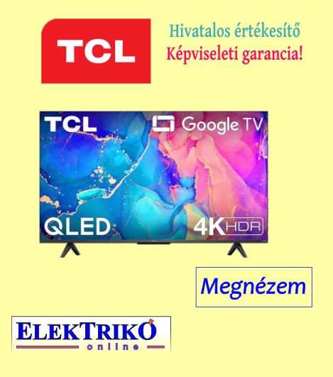 TCL 43C635 Smart TV QLED, 4K, Ultra HD, 108cm, 43"